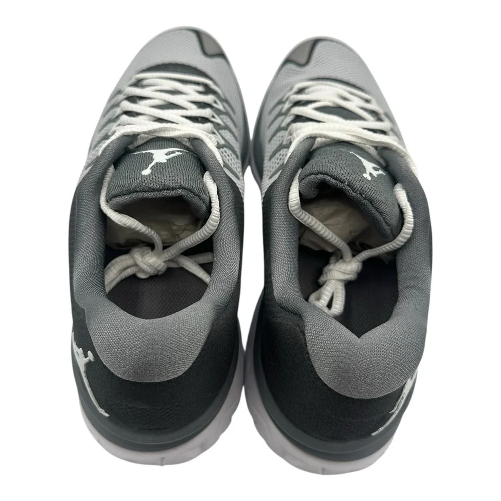 Nike Air Jordan Flight Runner 2 Shoes Mens 8 Cool Grey/White Sneakers 175572-003
